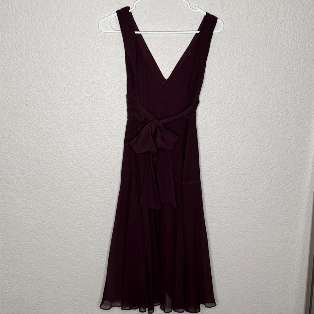 Ted Baker Silk Midi Dress Small Wedding Formal Party Jewel Tone Romantic - Picture 5 of 9